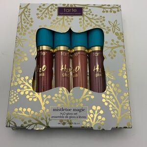Tarte Mistletoe Magic H2O Lipgloss Set  BAUBLE BLITZEN ROOM SERVICE HANG TEN NEW